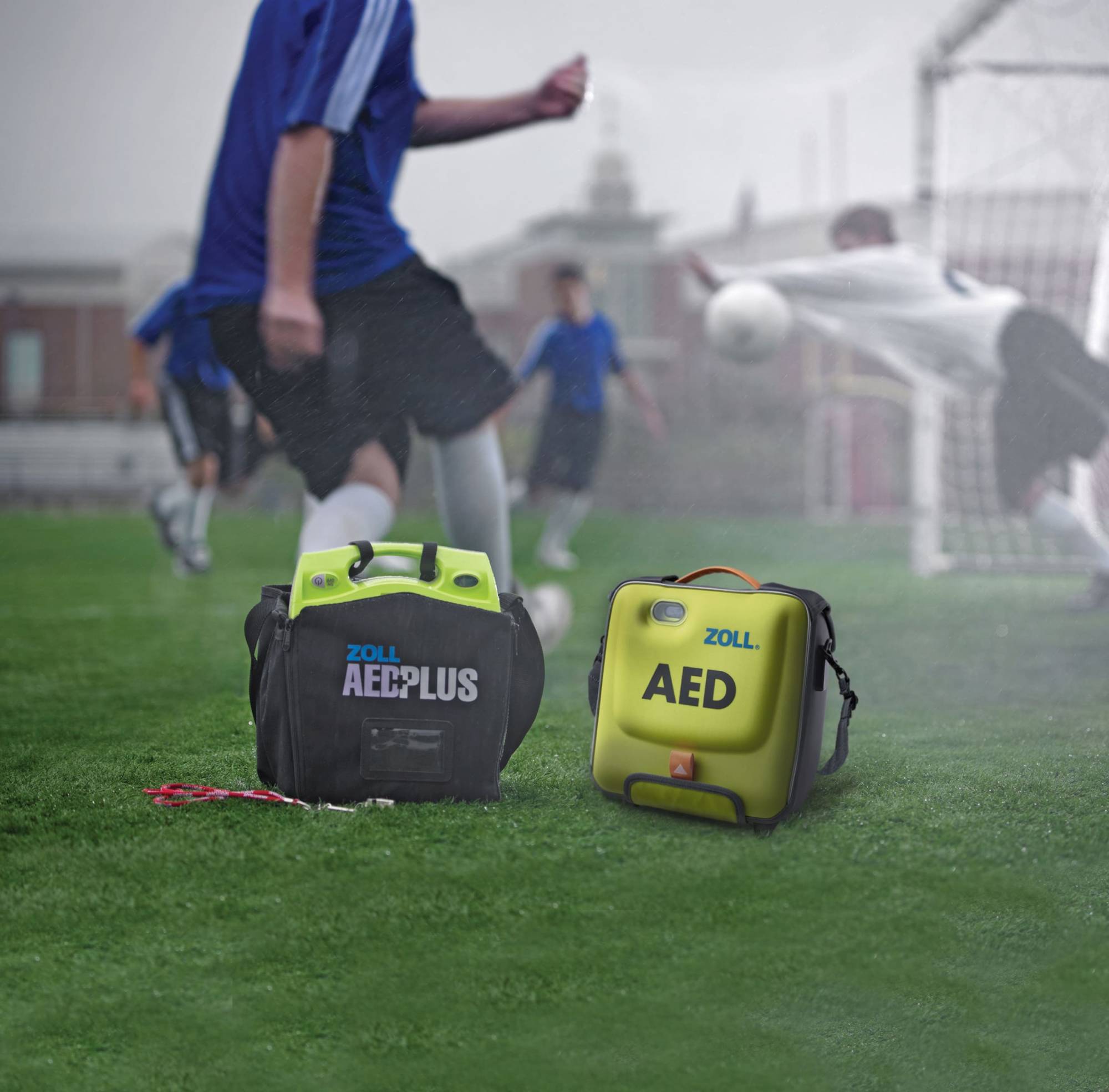 Défibrillateur zoll aed plus - football