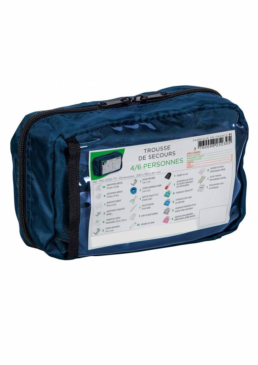 Trousse de Secours Multirisques pour 4/6 Personnes