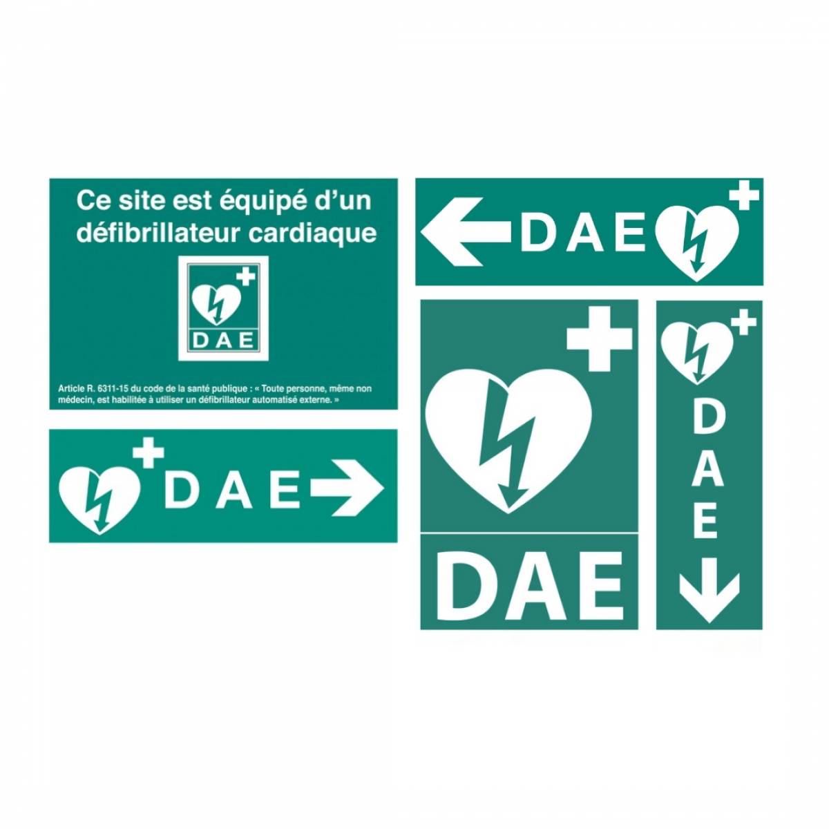 Pack signalétique DAE