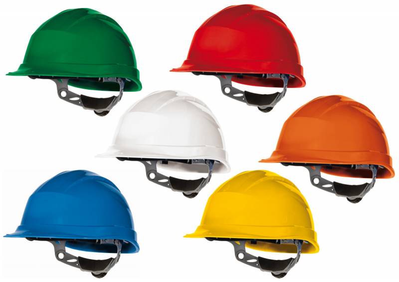 Casque Delta Plus QUARTZ UP III de chantier serrage rotor - Ajustable